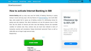 
                            7. How to activate Internet Banking in SBI - Howtoconnect