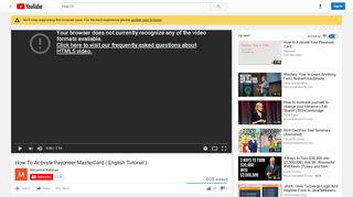
                            8. How To Activate Payoneer MasterCard ( English Tutorial ) - YouTube