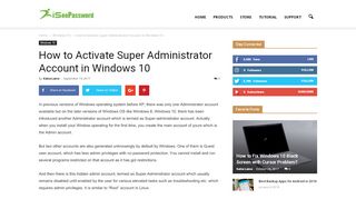 
                            8. How to Activate Super Administrator Account in Windows 10 ...