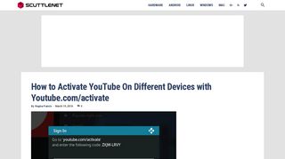 
                            9. How to Activate YouTube On Different Devices with Youtube.com ...