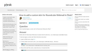 
                            13. How to add a custom skin for Roundcube Webmail – Plesk Help ...