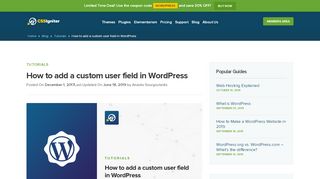 
                            3. How to add a custom user field in WordPress • CSSIgniter