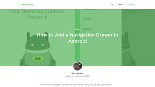 
                            7. How to Add a Navigation Drawer in Android - Treehouse Blog