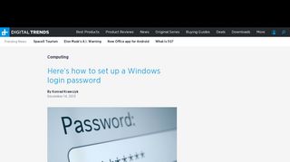 
                            9. How to Add a Password to Your Windows Login | Digital ...