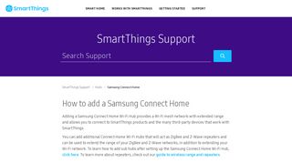 
                            8. How to add a Samsung Connect Home – SmartThings ...