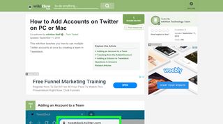 
                            8. How to Add Accounts on Twitter on PC or Mac (with Pictures) - wikiHow