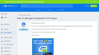 
                            12. How To Add again Facebook for HTC Sense - Android Apps & Games ...