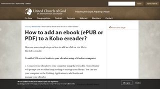 
                            8. How to add an ebook (ePUB or PDF) to a Kobo ereader? | United ...