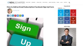 
                            4. How to Add an Email Subscription Facebook Sign Up Form with ...