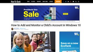 
                            8. How to Add and Monitor a Child's Account in Windows 10