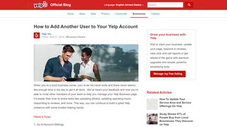 
                            10. How to Add Another User to Your Yelp Account - Yelp