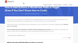 
                            4. How to Add Buttons in WordPress Posts or Pages (Even if You Don't ...