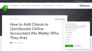 
                            8. How to Add Clients to Quickbooks Online Accountant (No Matter ...