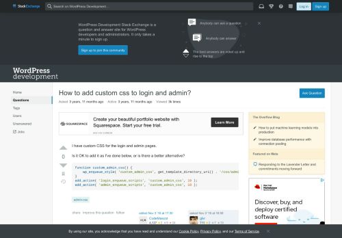 
                            11. How to add custom css to login and admin? - WordPress Development ...