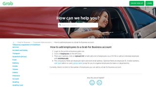 
                            11. How to add employees to a Grab for Business account - Passenger