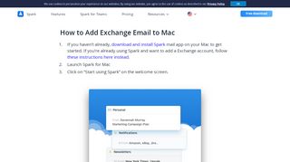 
                            8. How to Add Exchange Email to Mac | Set up Exchange email ... - Spark
