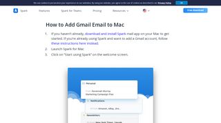 
                            2. How to Add Gmail Email to Mac - Spark