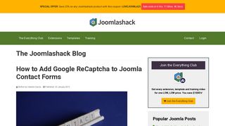 
                            5. How to Add Google ReCaptcha to Joomla Contact Forms - Joomlashack