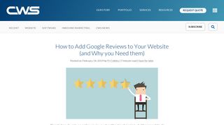
                            10. How to Add Google Reviews to Your Website (and Why you Need them)