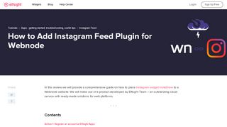 
                            13. How to Add Instagram Feed Plugin for Webnode - Elfsight Apps