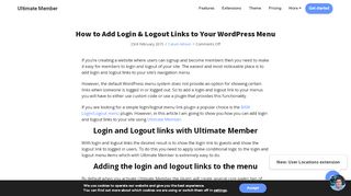 
                            4. How to Add Login & Logout Links to Your ... - Ultimate ...