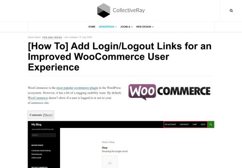 
                            4. [How to] Add Login/Logout links for an improved WooCommerce User ...