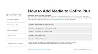 
                            9. How to Add Media to GoPro Plus