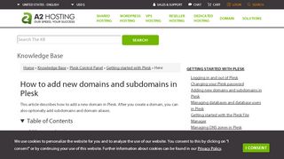 
                            12. How to add new domains and subdomains in Plesk