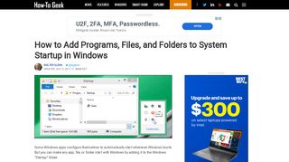 
                            6. How to Add Programs, Files, and Folders to System Startup in Windows