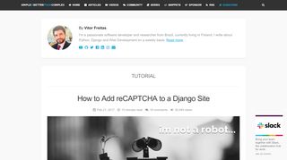 
                            2. How to Add reCAPTCHA to a Django Site