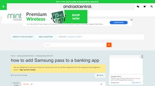 
                            11. how to add Samsung pass to a banking app - Android Forums at ...