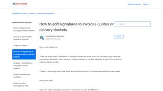
                            8. How to add signatures to invoices quotes or delivery dockets ...
