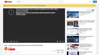 
                            7. How to add social login services using php (with openid) - YouTube
