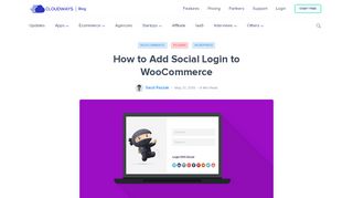 
                            5. How to Add Social Login to WooCommerce - Cloudways