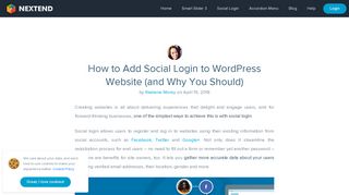 
                            1. How to Add Social Login to WordPress Website (and Why You ...