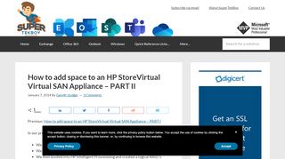 
                            12. How to add space to an HP StoreVirtual VSA – PART II - SuperTekBoy
