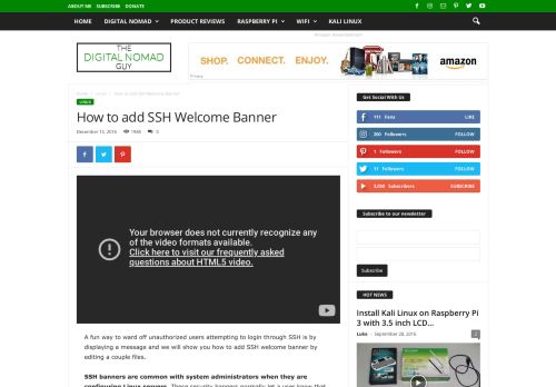 
                            6. How to add SSH Welcome Banner - Dephace