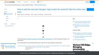
                            6. How to add the red color Google+ login button for android? (Not the ...