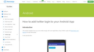 
                            11. How to add twitter login to your Android App | Back4App