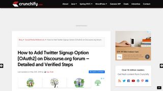 
                            6. How to Add Twitter Signup Option (OAuth2) on Discourse ...