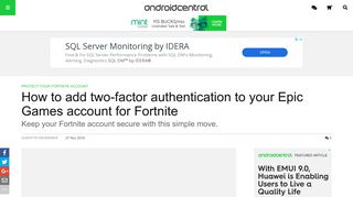 
                            5. How to add two-factor authentication to your Epic Games account for ...