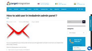 
                            13. How to add user in Iredadmin admin panel ? - Target Integration