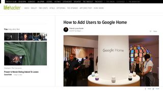 
                            12. How to Add Users to Google Home - Lifehacker