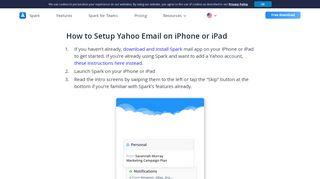 
                            10. How to add Yahoo email to iPhone or iPad | How to Setup Yahoo ...