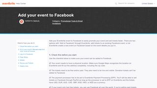 
                            10. How to add your Eventbrite event to Facebook and boost registrations ...