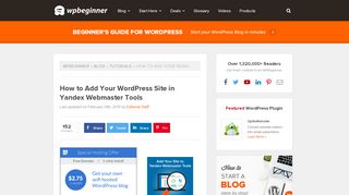 
                            7. How to Add Your WordPress Site in Yandex Webmaster Tools