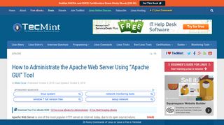 
                            6. How to Administrate the Apache Web Server Using 