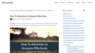 
                            12. How To Advertise on Groupon Effectively - ShivarWeb