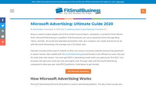 
                            6. How to Advertise Your Small Business Using Bing Ads