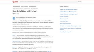 
                            6. How to affiliate with Paytm - Quora